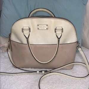 Kate Spade Cream and Tan Women's Bag